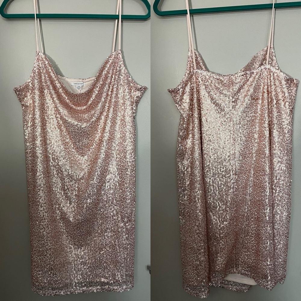 NEW American Eagle Pink sequined dress